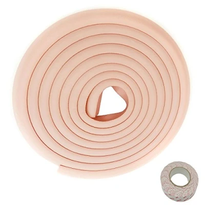 Afbeelding van TUKA i AKUT 5 meter Rand Bescherming Hoekbescherming L Vormige, Extra Dikker Anti aanrijding Gewatteerde van Tafel/Meubel, Foam Stootkussen Stootrand, Kinderen Veiligheid, Roze TKD7000 Pink