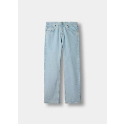 Afbeelding van Burocs Basic Straight Fit Jeans Blue Heren 5 Pocket Style Met YKK ritssluiting 100% Katoen, blauw, 32W / 32L