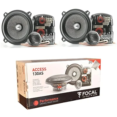 Afbeelding van 1 kit 2 weg FOCAL ACCESS 130AS 13 cm 130 mm 5&quot; diameter 50 watt rms 100 max 4 ohm 90 db woofers tweeters crossover, paar