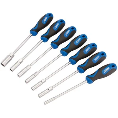 Afbeelding van Draper 63510 5 13 mm Moer Spinner 7 Stuk Set, Blauw