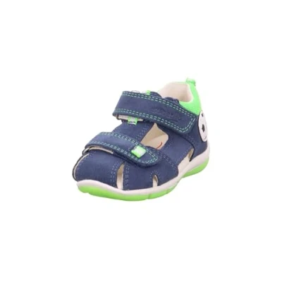 Afbeelding van Superfit Freddy sandalen met enkelriempje voor jongens, Blauw lichtgroen 8020, 21 EU