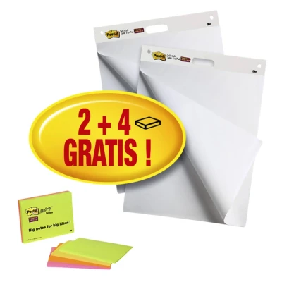 Afbeelding van Meeting chart 3M Post it 559 63.5x76.2cm 2 blokken + 4 notes gratis
