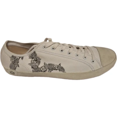 Afbeelding van EVISU SNEAKER EV/DOJU WHITE CANVAS SIZE 46