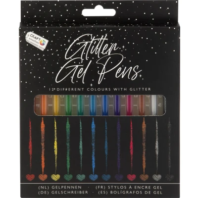 Afbeelding van Creative Craft Group Gelpennen Glitter, 12st.