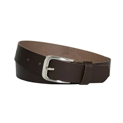 Afbeelding van Vascavi Heren jongens dames unisex riem, donkerbruin, 105 cm/Lengte 115 cm