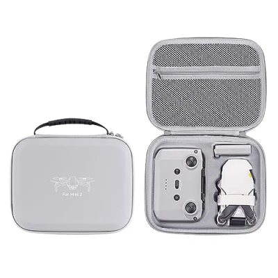 Afbeelding van Opbergtas voor DJI Mini2/Mini 2 SE, draagbare transportkoffer Mini2/2 harde opbergdoos drone afstandsbediening en andere accessoires, Grijs