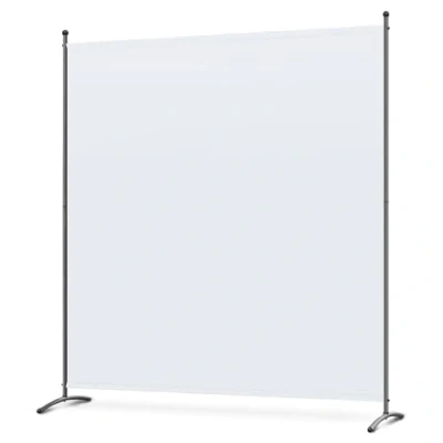 Afbeelding van Angel Living Paravent 1 paneel kamerverdeler, beschermend scherm, wandwand, ruimteverdeling, voor kantoor, balkon, slaapkamer, buiten, tuin, 162 x 180 cm, natuurlijk