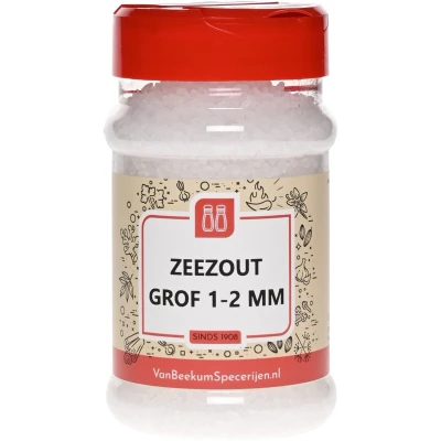 Afbeelding van Van Beekum Specerijen Zeezout Grof 1 2 mm Strooibus 320 gram