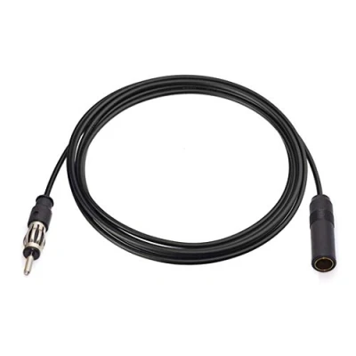 Afbeelding van Bingfu Universal Vehicle Car Stereo FM AM Radio Antenna Extension Cable 10 feet / 3m Motorola DIN Plug Connector Coaxial for Truck Audio Head Unit CD Media Receiver Player
