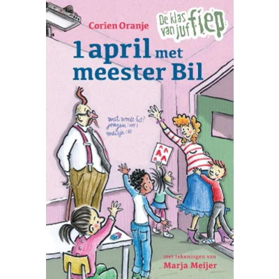 Afbeelding van 1 april met meester Bil (Hardback)