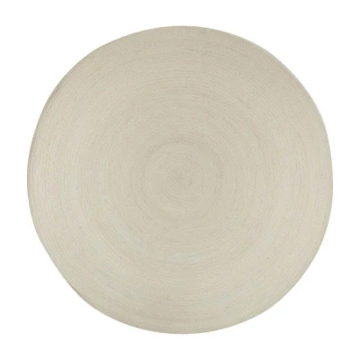 Afbeelding van Interieur05 Rond wollen vloerkleed Gapo wit 220 Ã ̃