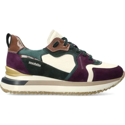 Afbeelding van Mephisto Mobils Janel dames sneaker multikleur maat 38 (EU) 5 (UK)