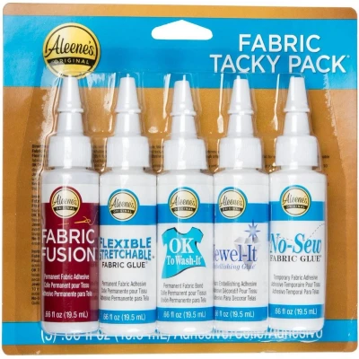 Afbeelding van Aleene&#039;s Fabric Tacky Pack 5 stuks 19,5ml