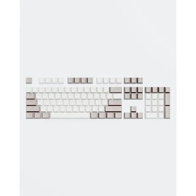 Afbeelding van Dark Project KS 48 Keycaps PBT, ENG/RU/UA, Grijs/Wit