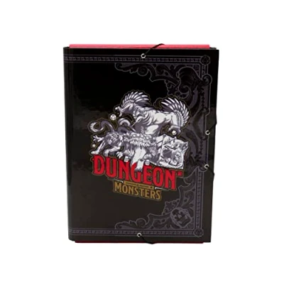 Afbeelding van Dragons and Dungeons Flap Folder, D&amp;D, Folder met elastische banden, File, Carpesano, Classifier, Color Black, Official Product (CyP Brands)