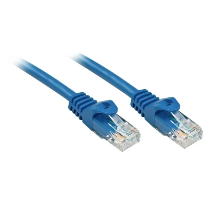 Afbeelding van LINDY 48177 RJ45 Netwerkkabel, patchkabel CAT 6 U/UTP 10.00 m Blauw 1 stuk(s)