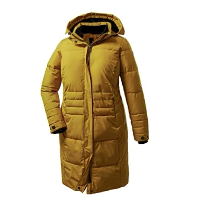 Afbeelding van STOY Dames Stw 5 Wmn Qltd Ct mantel in dons look met afritsbare capuchon grote maten