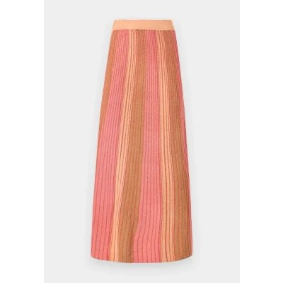 Afbeelding van VILA maxi rok gebreid beige