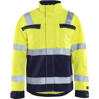Afbeelding van Blåkläder 4087 1514 Multinorm jas Geel/Marineblauw maat S