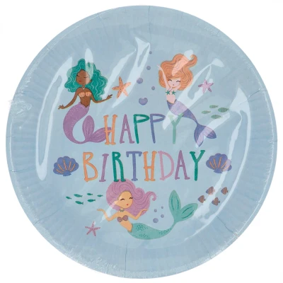 Afbeelding van Mermaid Magic Borden 23cm 8 stuks