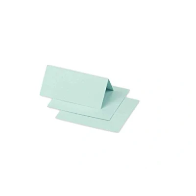 Afbeelding van Clairefontaine Pollen Place Card, 85 x 40 mm, 210 g Jade Green, Pack van 25