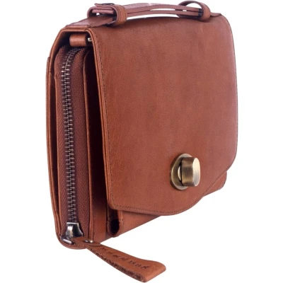 Afbeelding van Bag2Bag Schoudertasje Napels Porto Cognac