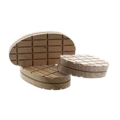Afbeelding van Klauwblokje hout 100 stuks