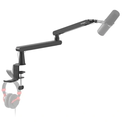 Afbeelding van IXTECH Mic Boom Arm Stand LP Microfoon Laag Profiel Verstelbaar voor Blue Yeti Shure Sm7b Hyperx QuadCast Rode Fifine en At2020 360 Gaming Podcasting LIZARD PRO