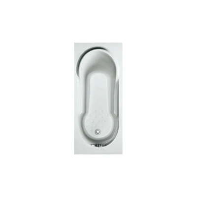 Afbeelding van Ligbad Plieger Vigo Acryl 160x70x40 met Poten Wit