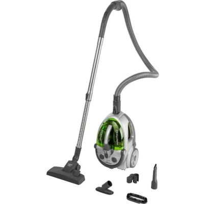 Afbeelding van Zakloze stofzuiger SENCOR SVC 730GR EUE2 800 W ECO motor 76 dBA 1,5 L Cycloonsysteem Zilver/groen