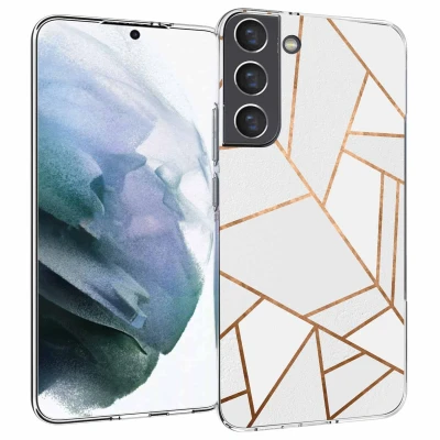 Afbeelding van Samsung Galaxy S22 Plus Hoesje Siliconen en TPU (zacht) iMoshion Softcase/Backcover Wit Telefoonhoesje