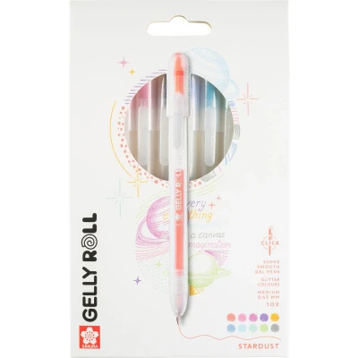 Afbeelding van Sakura Gelly Roll Retractable Stardust Set 10