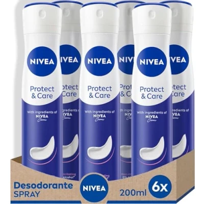 Afbeelding van Nivea Spray beschermt en verzorgt 200 ml 6 stuks
