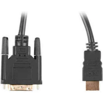 Afbeelding van HDMI Kabel Lanberg CA HDDV 20CU 0030 BK Zwart 3 m