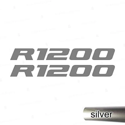 Afbeelding van 2 stuks stickers R1200 compatibel met motorfiets R1200GS R 1200 GS Adventure (geld)