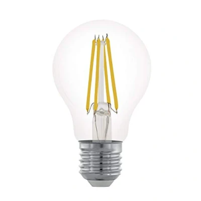 Afbeelding van EGLO Filament LED lamp E14, druppel gloeilamp voor retro verlichting, 7 Watt (60w equivalent), 806 Lumen, lichtbron warm wit, 2700 Kelvin, P45, Ø 4,5 cm