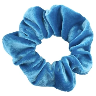 Afbeelding van Scrunchie Velvet Lichtblauw