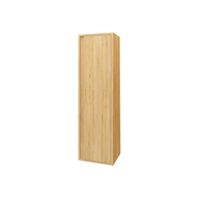 Afbeelding van Kolomkast BWS Sally 160x40x40 cm Greeploos Licht Eiken