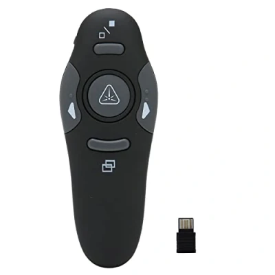 Afbeelding van Presentatie Clicker, PPT PowerPoint Wireless Presenter Remote Clicker Ergonomische Handgreep 2,4 Ghz Remote, voor Speech Meeting Class