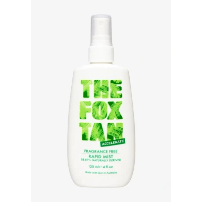 Afbeelding van The Fox Tan Geurvrije snelle bruiningsversneller zonder parfum en zelfbruiner, bruiningsspray voor gezicht lichaam, zon solarium, 120 ml