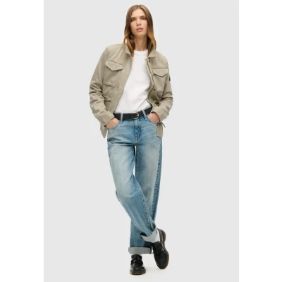 Afbeelding van Superdry Military M65 Lichte jas, Dames, Maat: 38, Vintage khaki