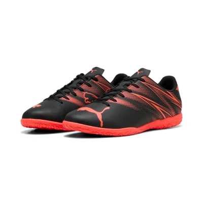 Afbeelding van Puma Heren ATTACANTO IT voetbalschoen, Zwart gloeiend rood, 11 UK, 46 EU