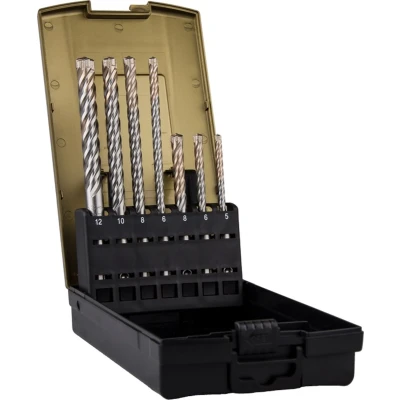 Afbeelding van Rotec Hamerborenset SDS+ Quattro X 7 dlg. 5 12 mm ABS