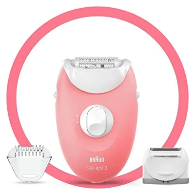 Afbeelding van Braun Silk épil 3 277 Epilator voor Langdurige Ontharing, 20 pincettensysteem, Smartlight technologie, Massagerollers en Scheerapparaat Trimmer inbegrepen
