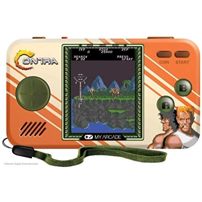 Afbeelding van My Arcade Pocket Player Contra Premium Edition Console de Jeu Portable 2 Jeux en 1