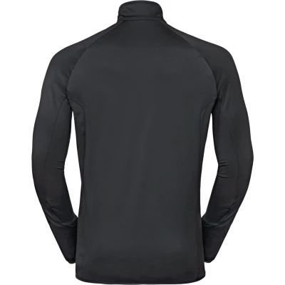 Afbeelding van Longsleeve Odlo Men Mid Layer 1/2 Zip Berra Light Black XXL