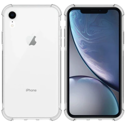 Afbeelding van Apple iPhone Xr Hoesje Siliconen en TPU (zacht) iMoshion Softcase/Backcover Transparant Telefoonhoesje
