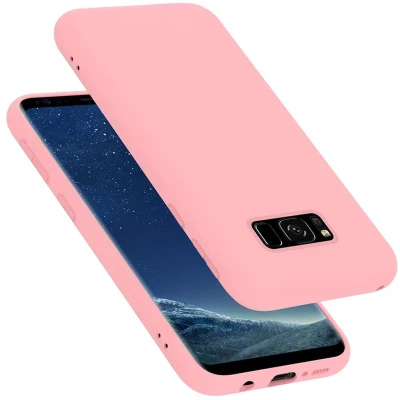 Afbeelding van Cadorabo Hoesje geschikt voor Samsung Galaxy S8 Case in LIQUID ROZE Beschermhoes TPU silicone Cover