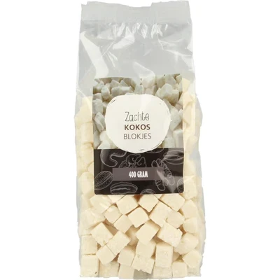 Afbeelding van Mijnnatuurwinkel Kokosblokjes, 400 gram