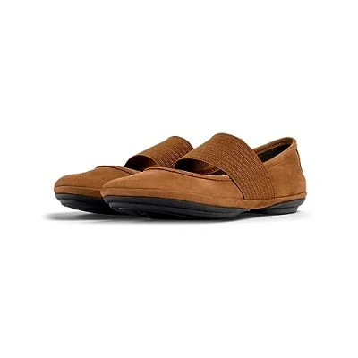 Afbeelding van Camper Dames Right Nina Mary Jane Flat, Camel Brown, 38 EU